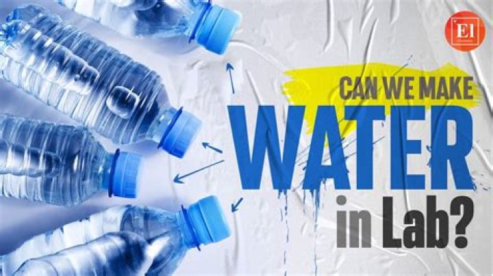 Can we synthesize water?