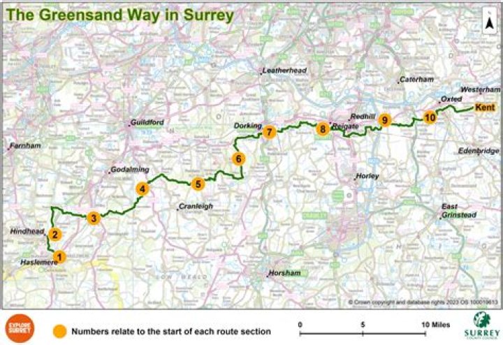 Can you cycle the greensand way?