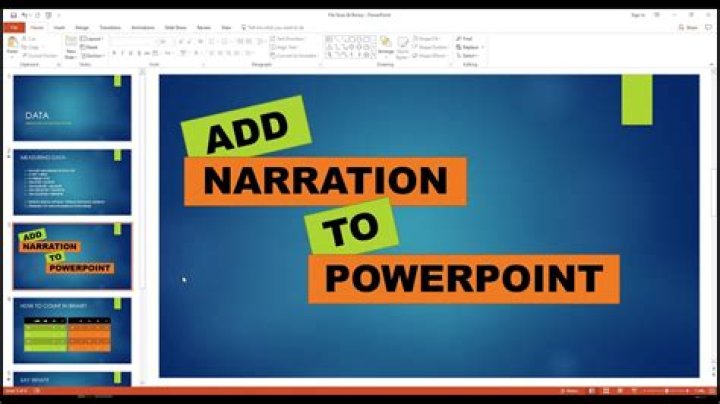 Can you edit narration in powerpoint?