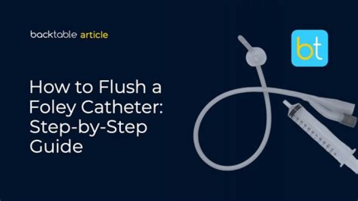 Can you flush a partially occluded catheter?