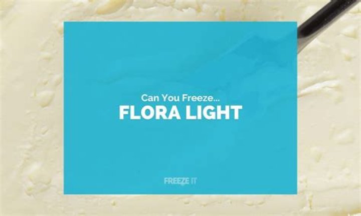 Can you freeze flora light?