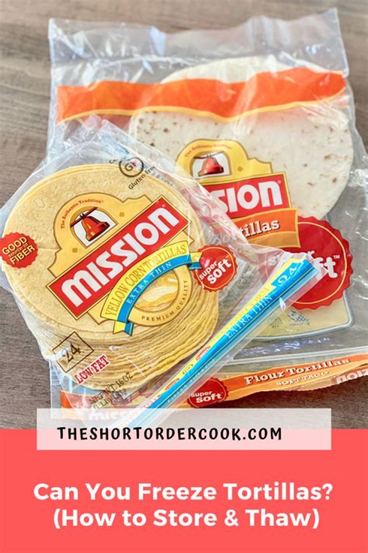 Can you freeze unused tortillas?