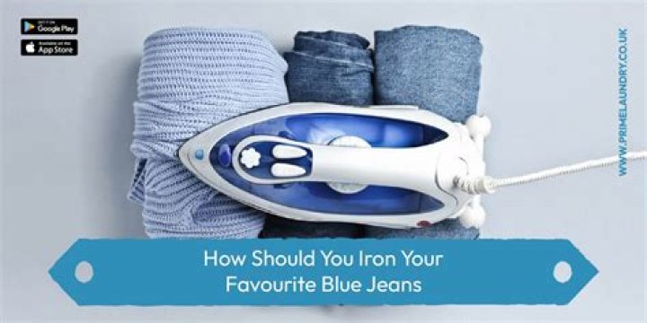 Can you iron jeans?