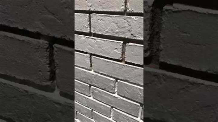 Can you paint mortar?