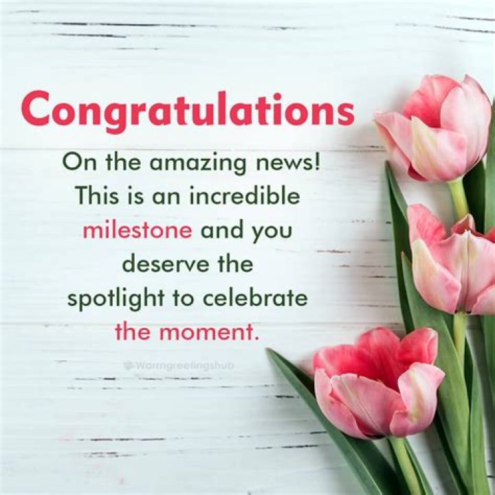 Can you please join me in congratulating?