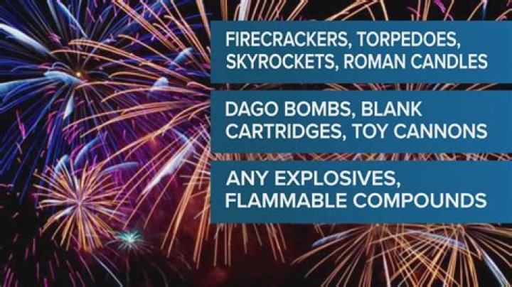 Can you shoot off fireworks anytime of the year?