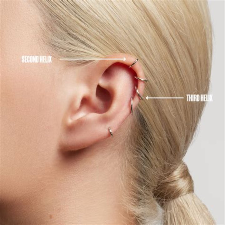 Can you sleep on a healed helix piercing?