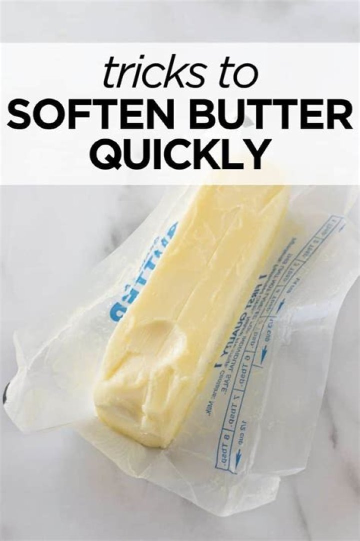 Can you speed up softening butter?