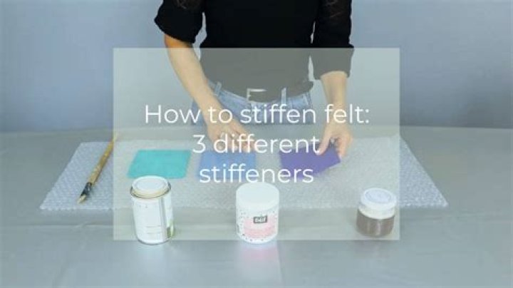 Can you stiffen felt?