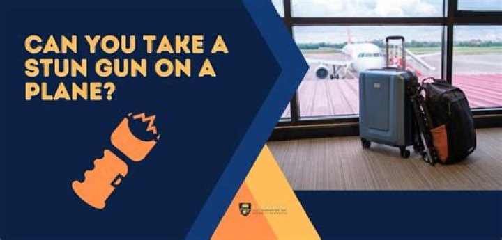 Can you take a stun gun on a plane?