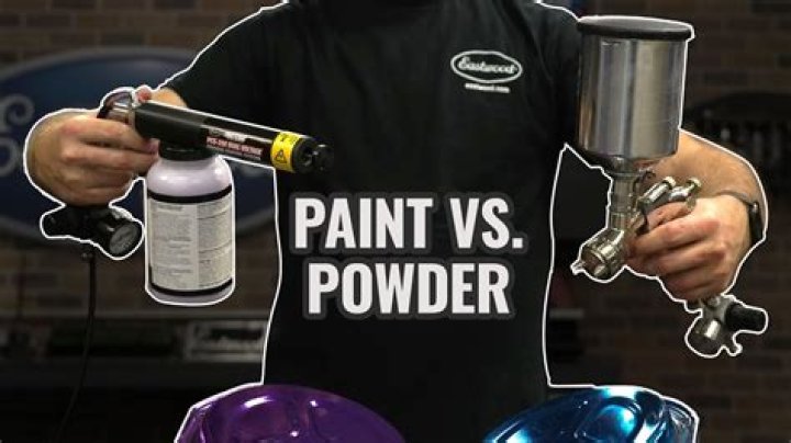 Can you touch up powder coat paint?