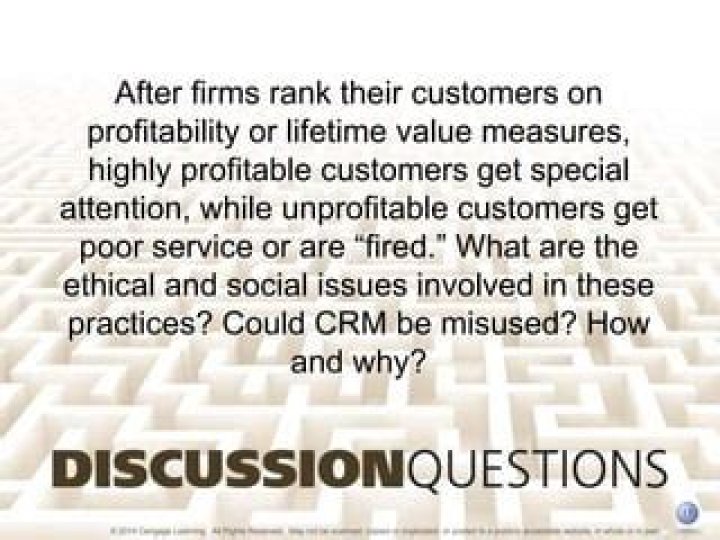 Could crm be misused?