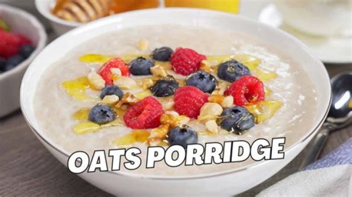 Could you live off porridge?