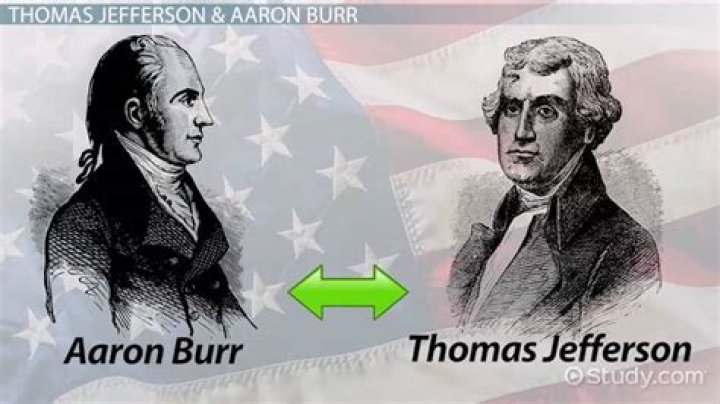 Did aaron burr run for president?