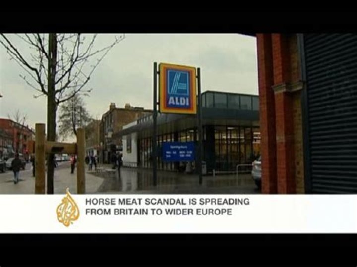 Did aldi sell horse meat?