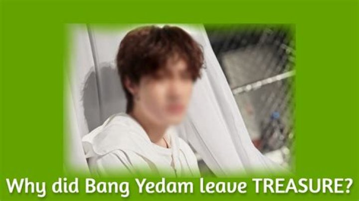 Did bang yedam leave treasure?