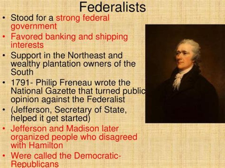 Did federalists support the alien and sedition acts?