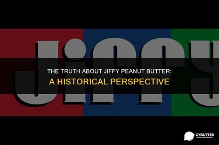Did jiffy peanut butter exist?