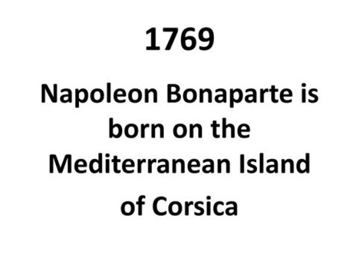 Did napoleon go to corsica?