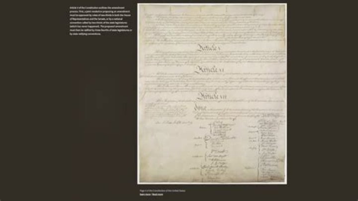 Did the original constitution have amendments?