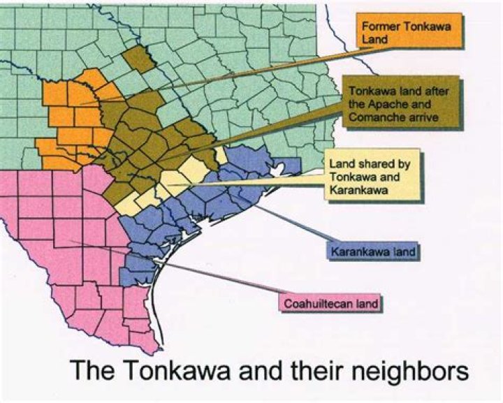 Did the tonkawa live?