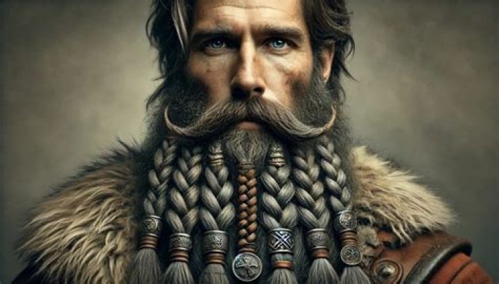 Did vikings decorate their beards?
