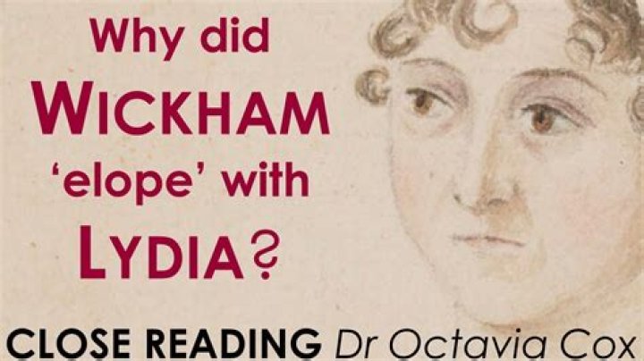 Did wickham love lydia?
