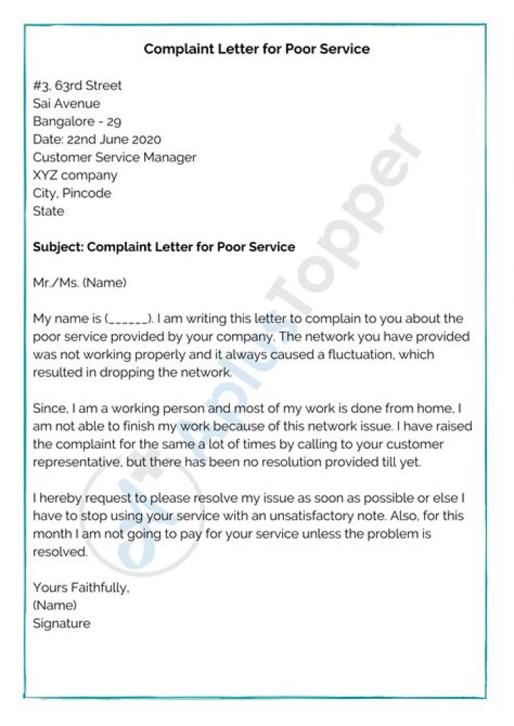 Did you complained or complaint?