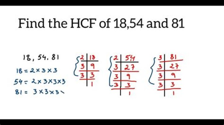 Do 81 and 48 have a gcf?