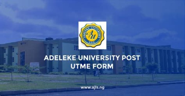 Do adeleke university write post utme?