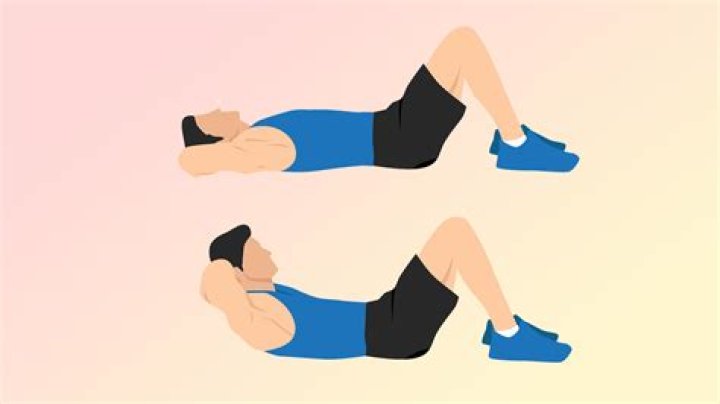 Do crunches without straining neck?