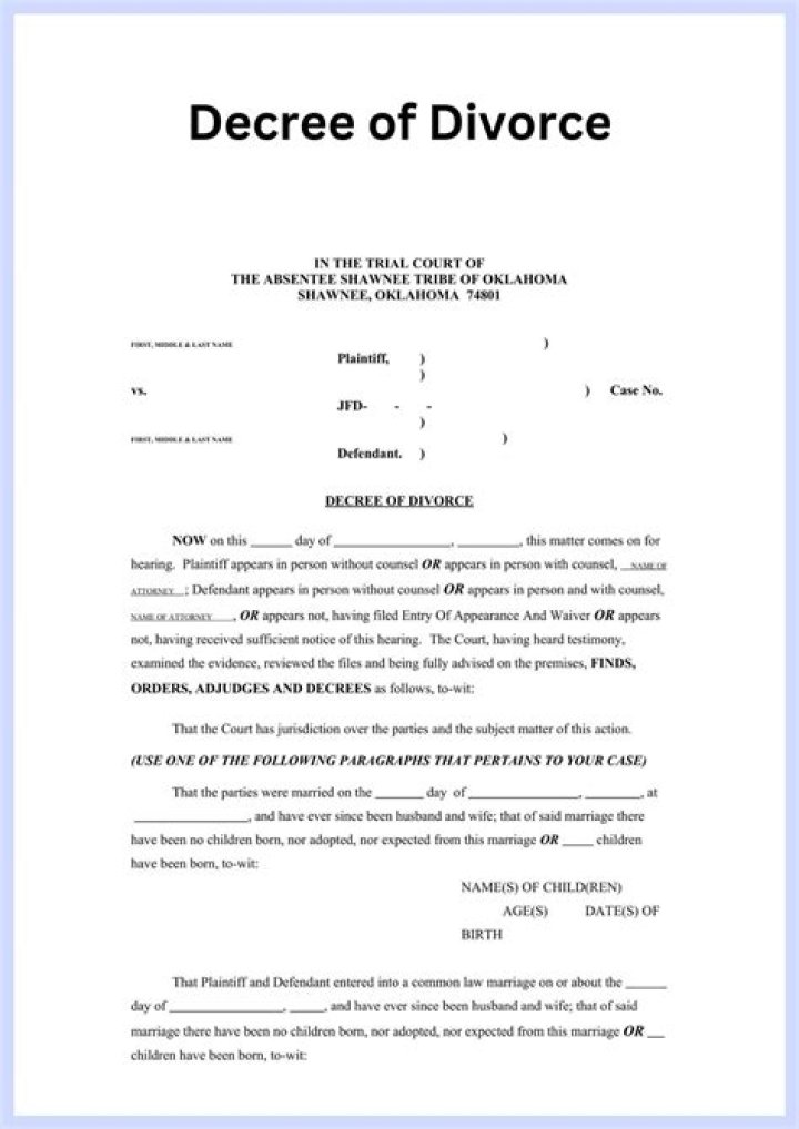 Do divorce decrees have to be recorded?