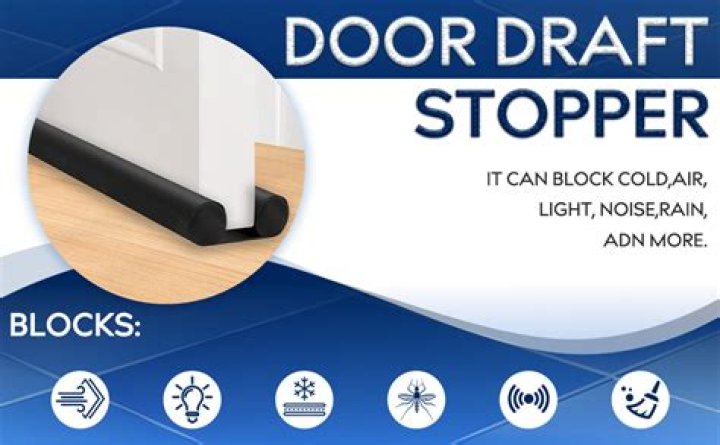 Do door draft stoppers block sound?