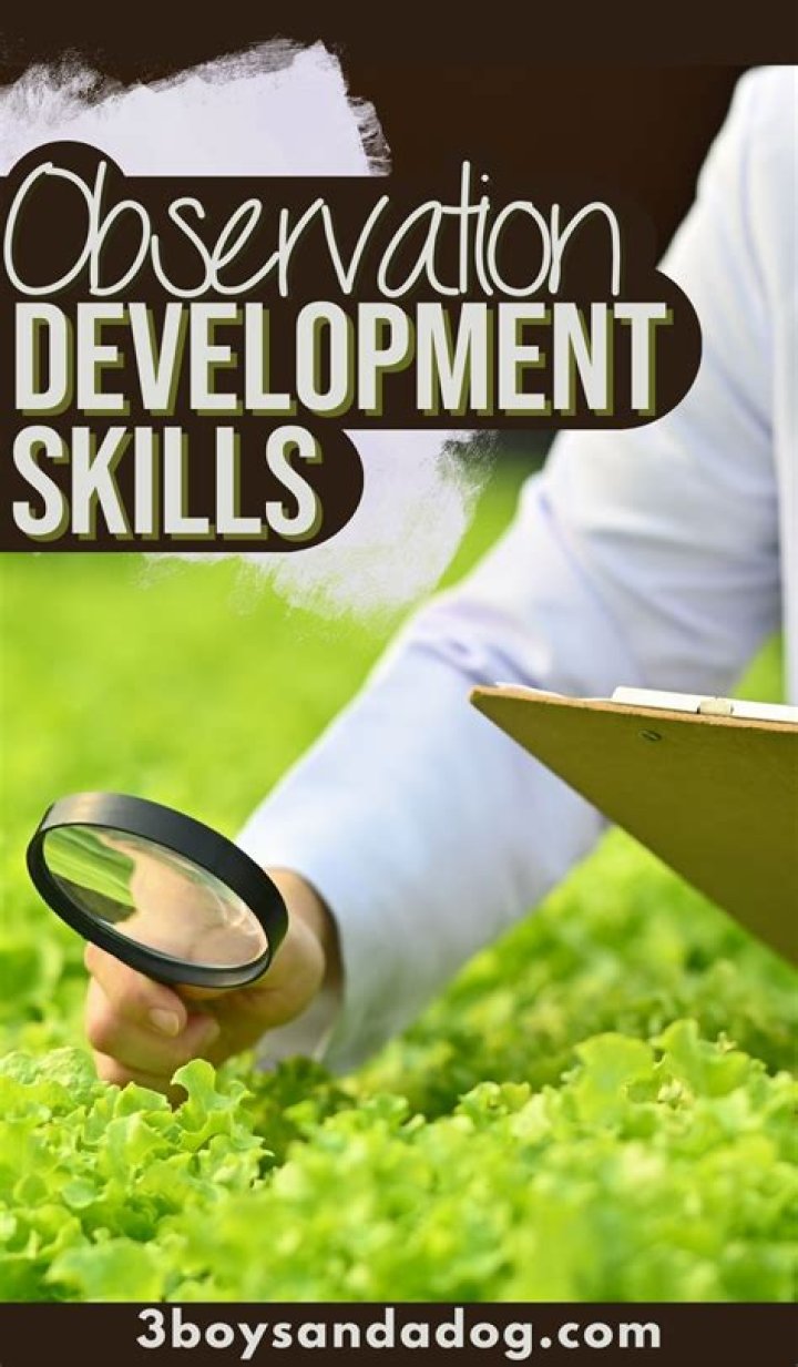 Do good observation skills come naturally?
