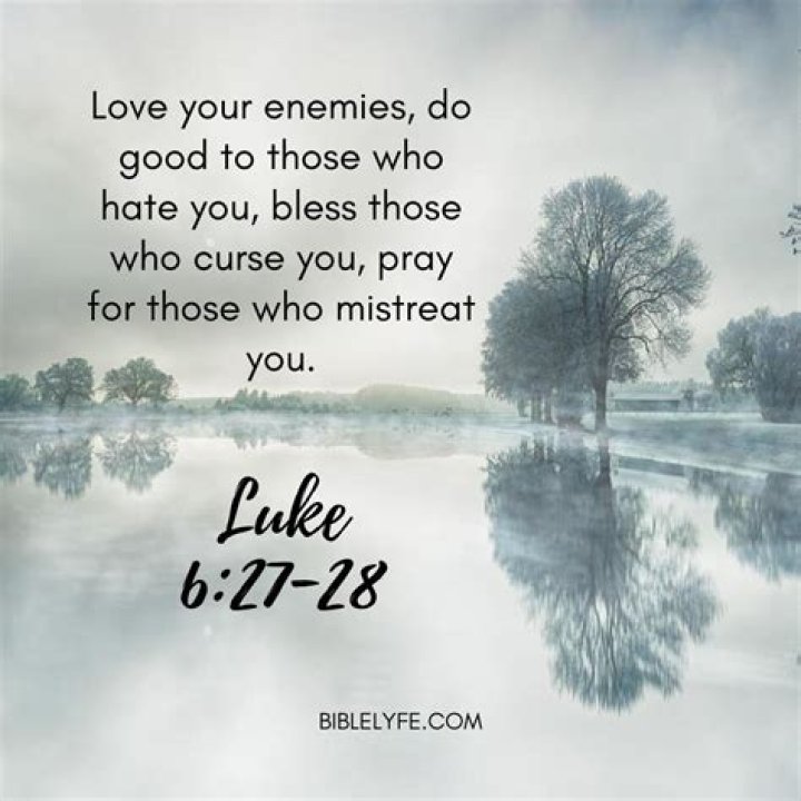 Do good to those hate you?