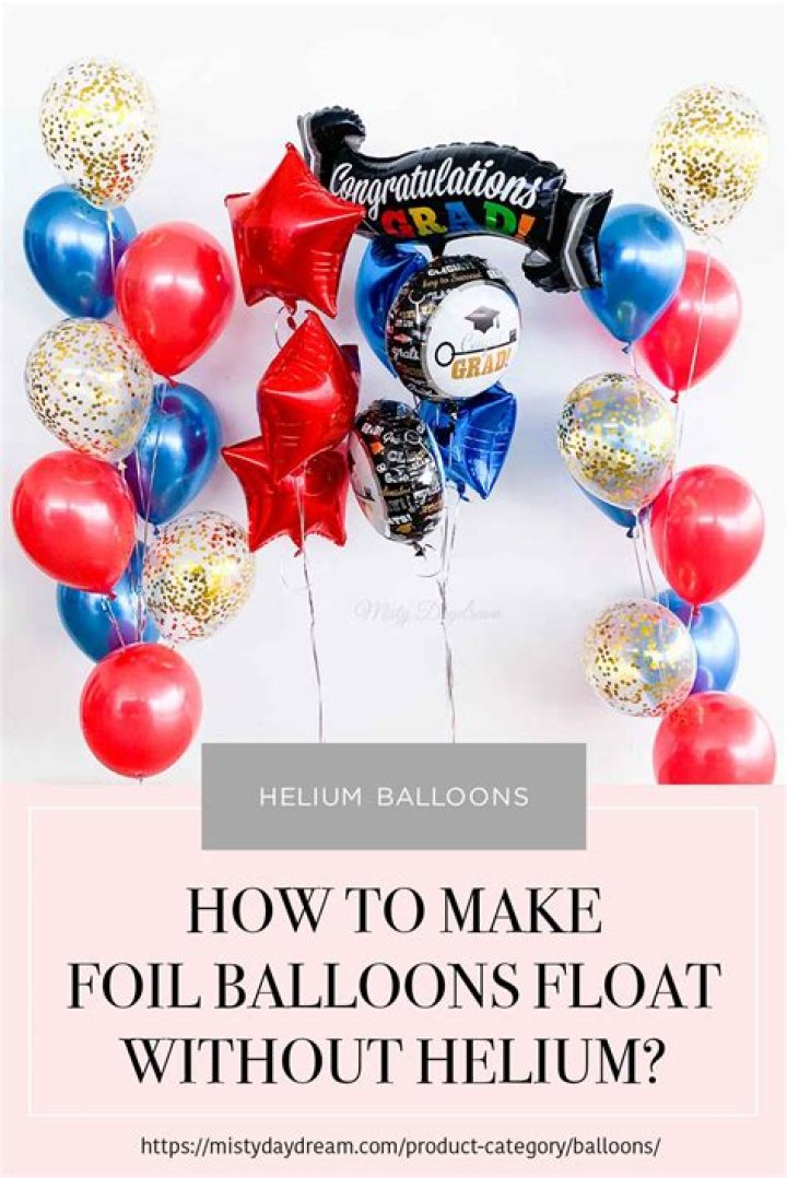 Do helium balloons float?