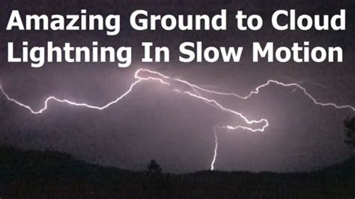 Do lightning strikes come from the ground?