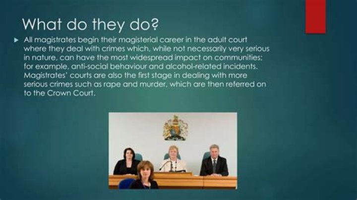 Do magistrates deal with civil cases?