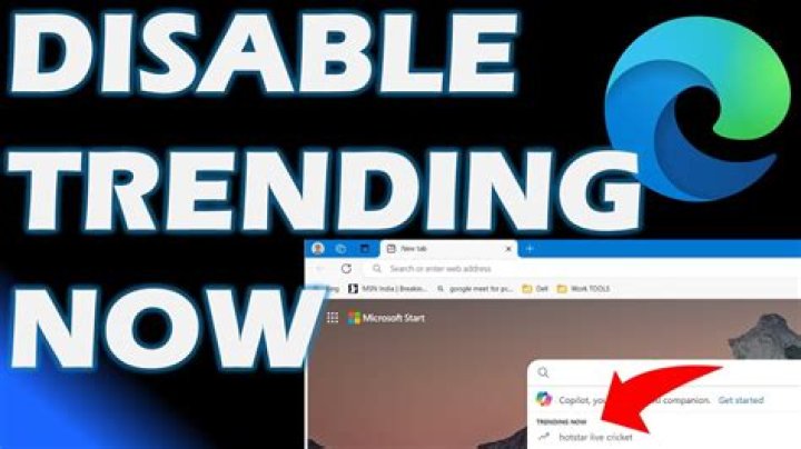 Do not show trending searches?