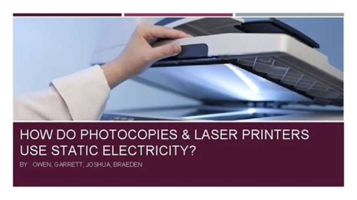Do photocopiers use static electricity?