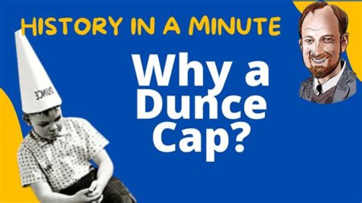 Do schools use dunce caps?