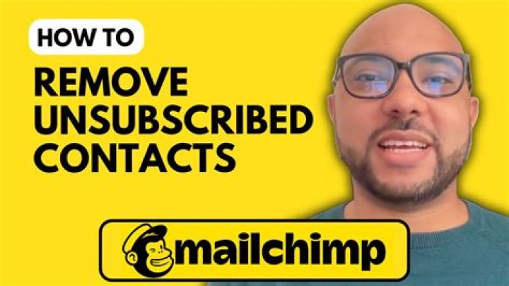 Do unsubscribed contacts count in mailchimp?
