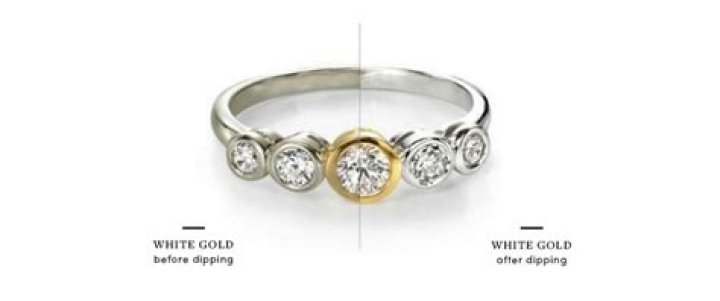 Do white gold rings need to be redipped?