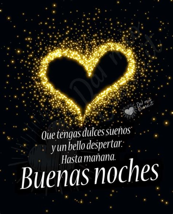Do you buenas noches?