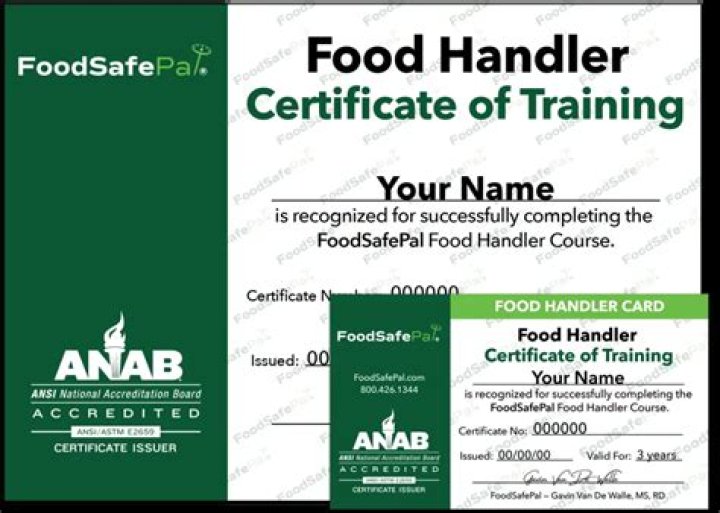Do you need a food handling certificate?
