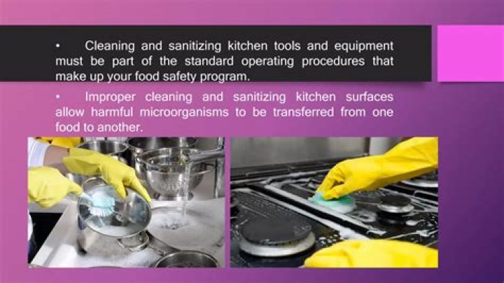 Do you need to sanitise the stovetop?