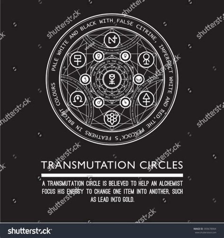Do you use a transmutation circle for alchemy?