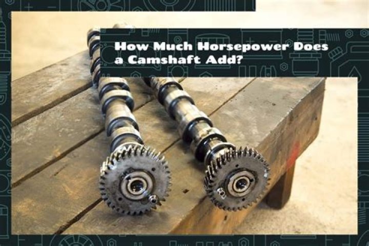 Does a camshaft add horsepower?