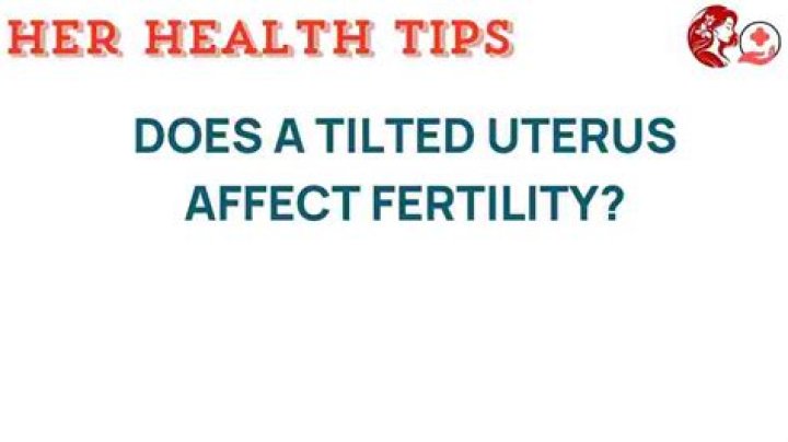 Does a tilted uterus affect fertility?