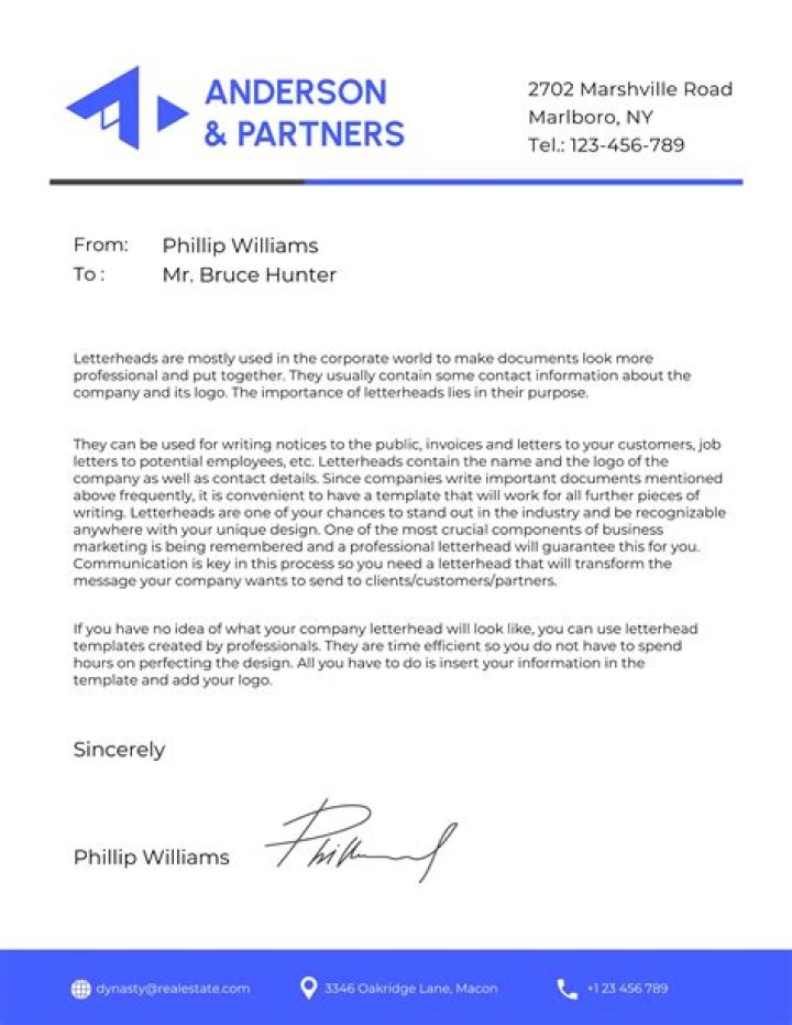 Does abn need to be on letterhead?